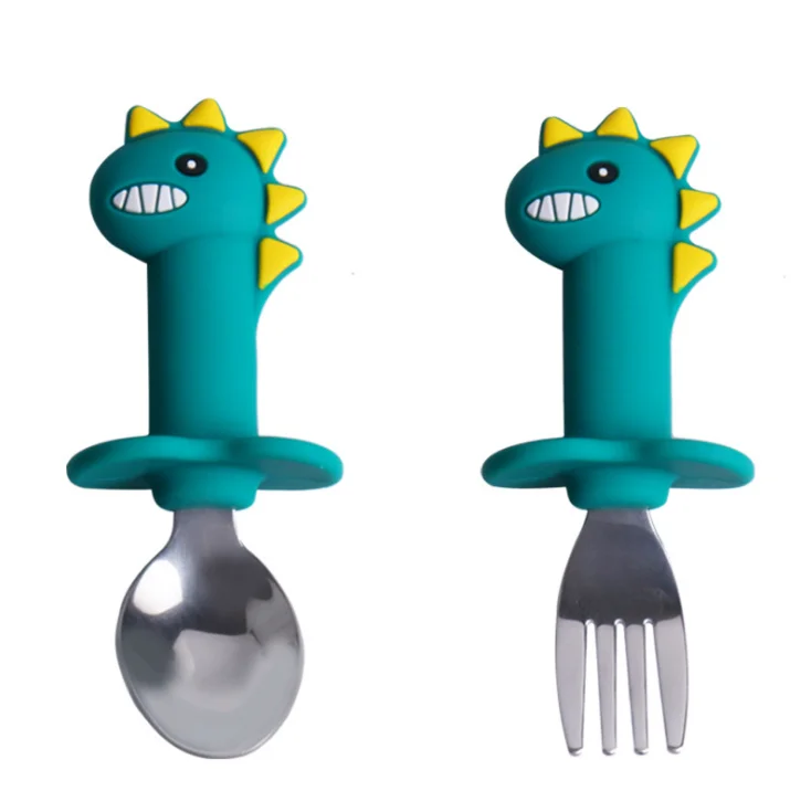 Modern Baby Stainless Steel Silicone Temperature Sensor Feeding Spoon And Fork Set For Baby, Customized
Modern Baby Stainless Steel Silicone Temperature Sensor Feeding Spoon And Fork Set For Baby, Customized