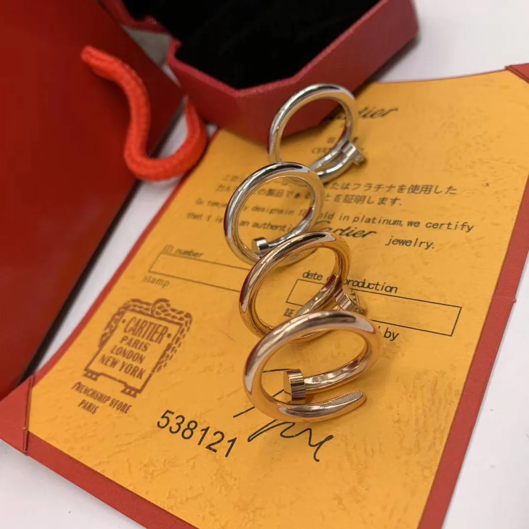 Jessy Jewelry Fashion Custom Women Girls Silver Gold Men Ring Finger Diamond Stainless Steel LOVE Nail Rings
Jessy Jewelry Fashion Custom Women Girls Silver Gold Men Ring Finger Diamond Stainless Steel LOVE Nail Rings
