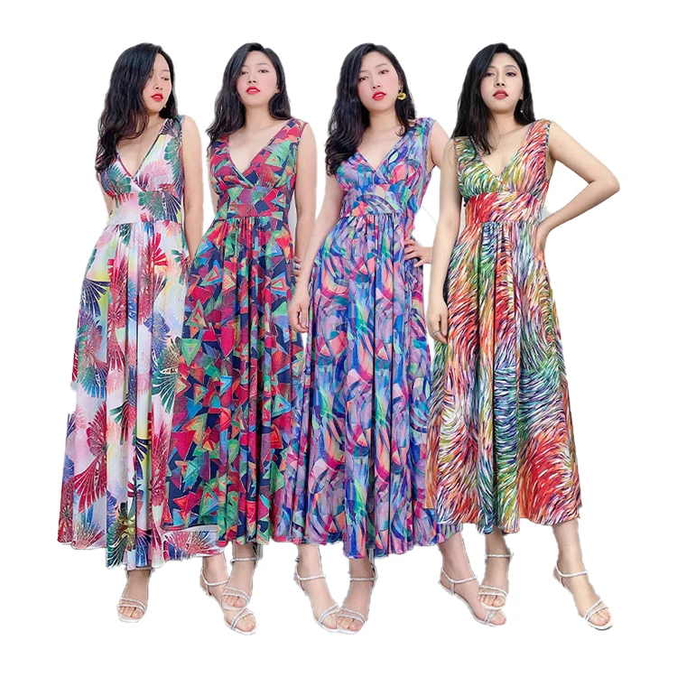 new fancy printed slip ladies long maxi dresses women casual summer designer wholesale
new fancy printed slip ladies long maxi dresses women casual summer designer wholesale
