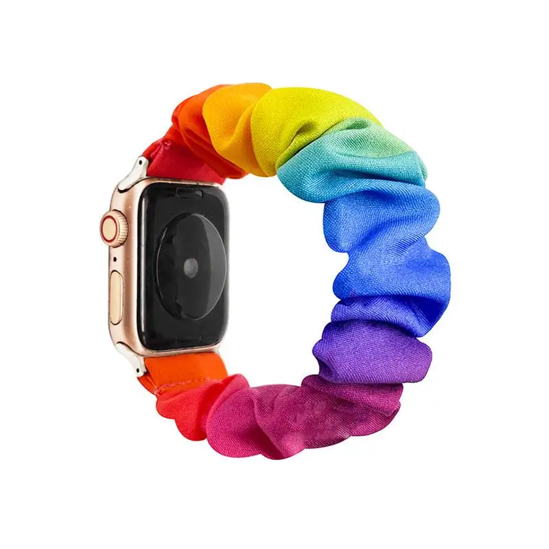Fashion Printed Patterns Fabric High Elastic Wristband Bracelet for iWatch Elastic Scrunchy Bands for Apple Watch
Fashion Printed Patterns Fabric High Elastic Wristband Bracelet for iWatch Elastic Scrunchy Bands for Apple Watch