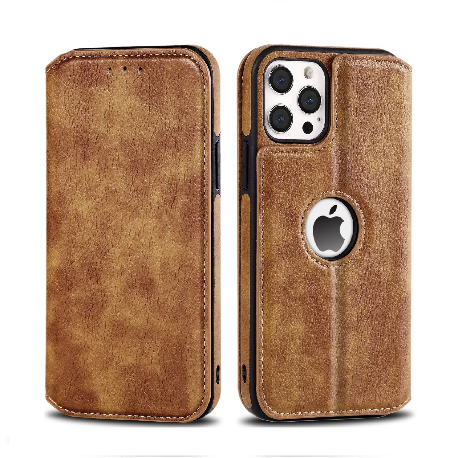 Classic Design Leather Flip Stand Phone Cases for iPhone 13 Pro Max 12 XS XR, Brown, blue, brown
Classic Design Leather Flip Stand Phone Cases for iPhone 13 Pro Max 12 XS XR, Brown, blue, brown