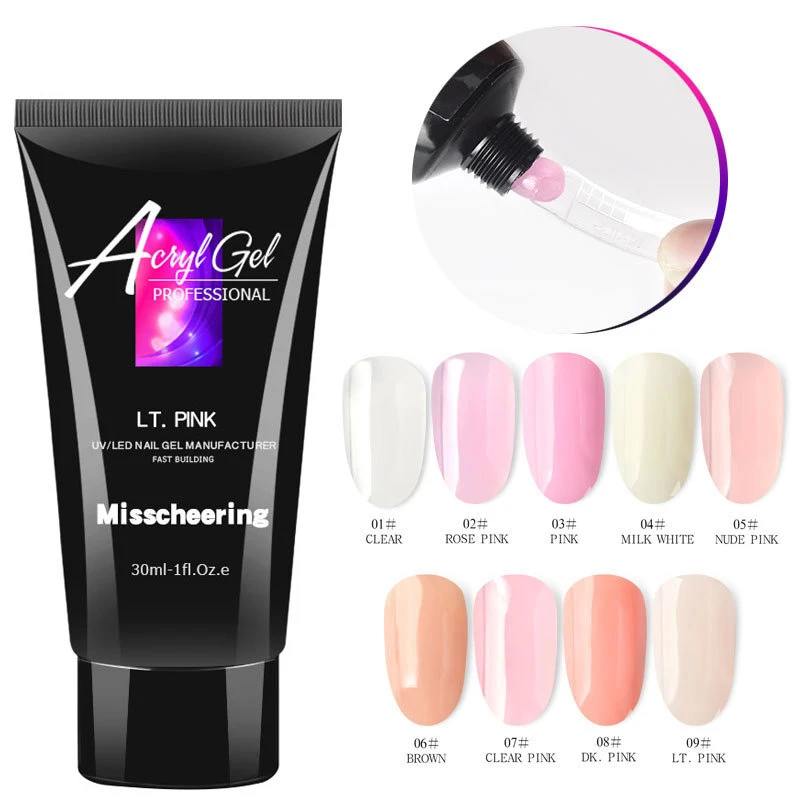 30ml Crystal Gel Nail Finger Extension Quick Building False Nail Art Tips UV Gel Manicure Design Accessories Misscheering
30ml Crystal Gel Nail Finger Extension Quick Building False Nail Art Tips UV Gel Manicure Design Accessories Misscheering