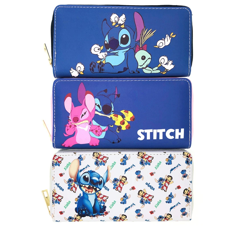 Lilo&Stitch Series-16 Customizable Long PU Zipper Wallet Women's Cartoon Design Purse Girls Kitty Mickey Mouse Stitch Wallets
Lilo&Stitch Series-16 Customizable Long PU Zipper Wallet Women's Cartoon Design Purse Girls Kitty Mickey Mouse Stitch Wallets