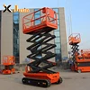 4.5m 6m 8m 10m battery power tracked crawler rough terrian aerial working platform with self-propelled scissors