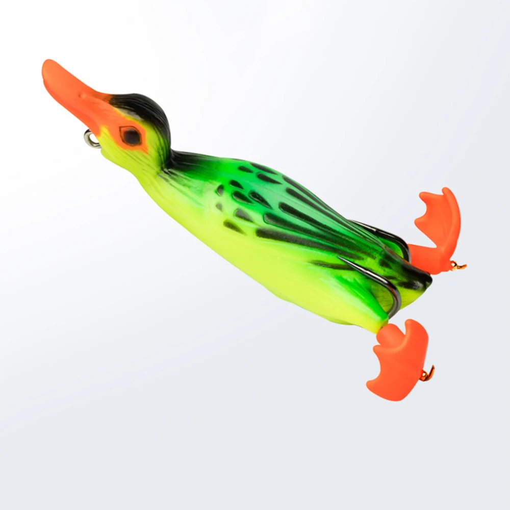Newbility lifelike artificial silicone duck with 360-degree rotating flipper 3D soft plastic fishing lure, Vavious colors
Newbility lifelike artificial silicone duck with 360-degree rotating flipper 3D soft plastic fishing lure, Vavious colors