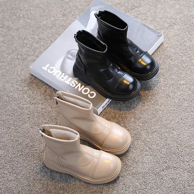 ChouShan OEM Bottes De Pluie Enfant Zip Little Baby Pure Color Leather Footwear Children Shoes, Black/khaki
ChouShan OEM Bottes De Pluie Enfant Zip Little Baby Pure Color Leather Footwear Children Shoes, Black/khaki