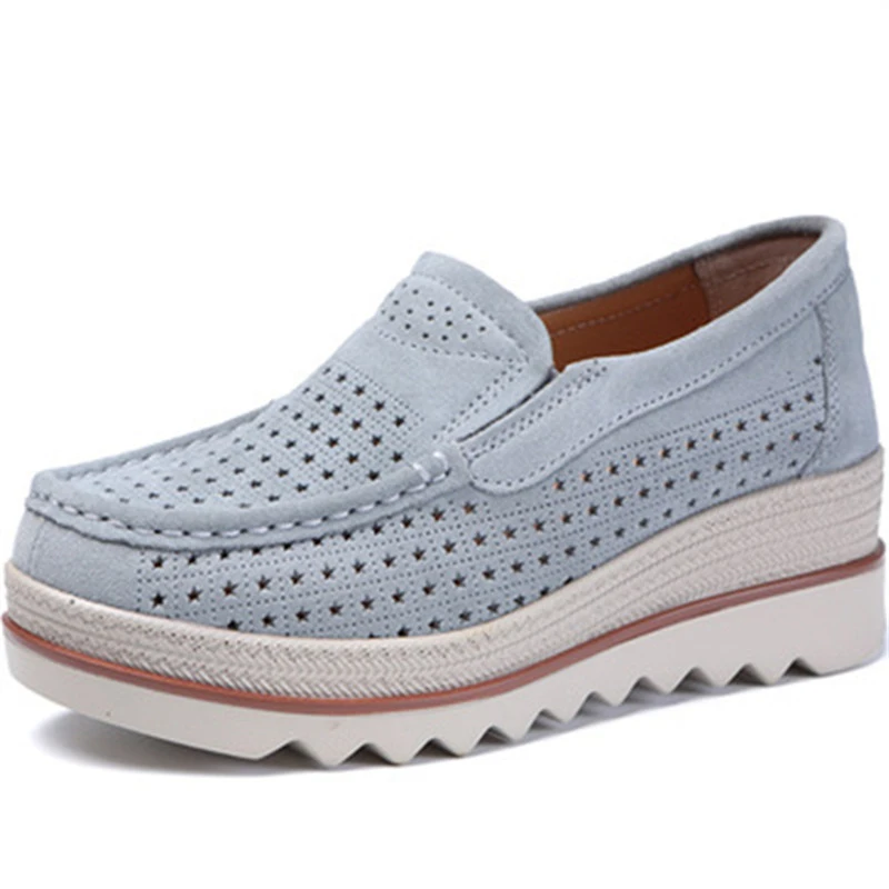 Dropshipping Custom Logo Women Wedge Hollow Loafers 2021 New Casual Shoes Lady Breathable Height Increasing Trendy Footwear
Dropshipping Custom Logo Women Wedge Hollow Loafers 2021 New Casual Shoes Lady Breathable Height Increasing Trendy Footwear