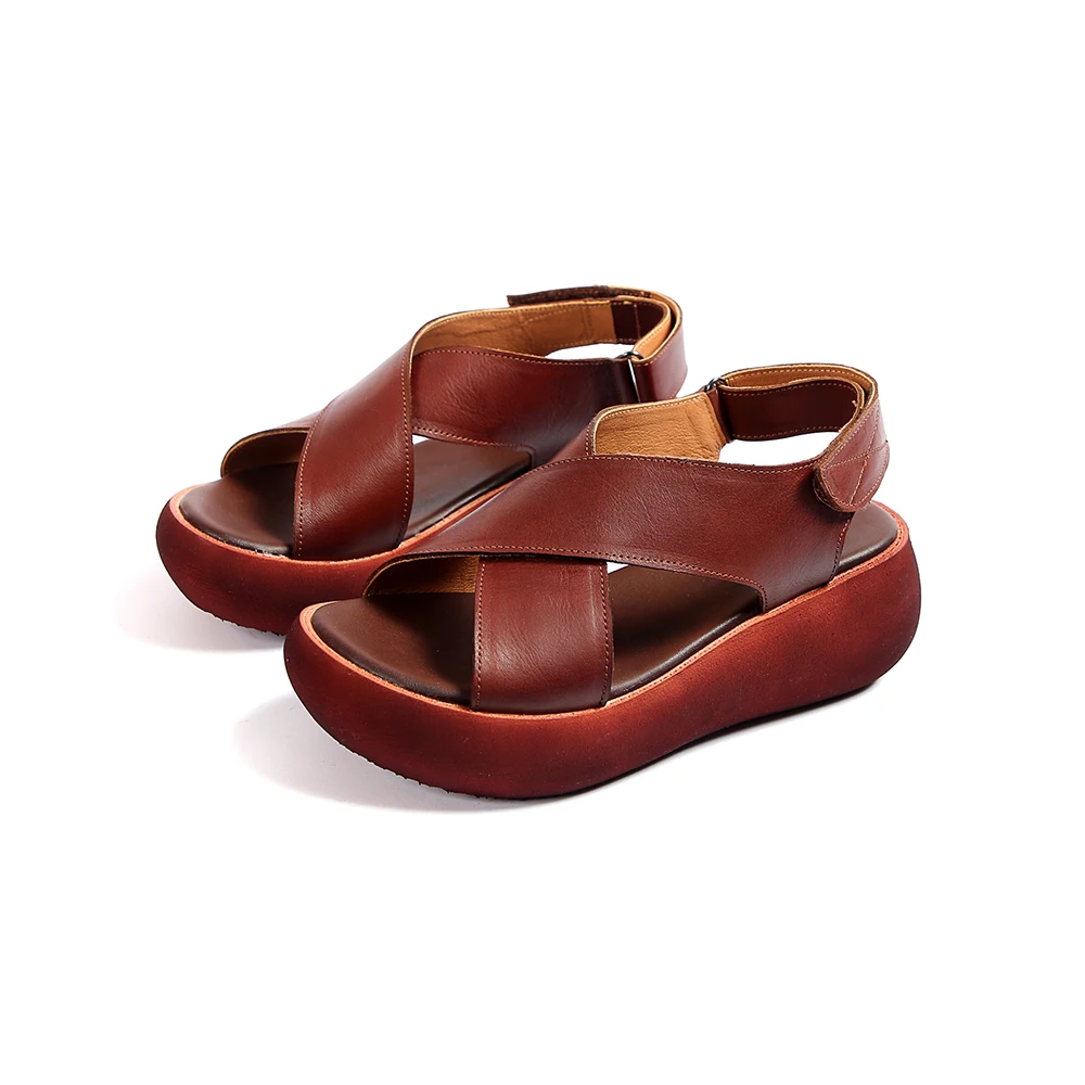 Women's Sandals Vintage Wedge Shoes Woman Flats Platform Sandals Female Shoes Summer 2021
Women's Sandals Vintage Wedge Shoes Woman Flats Platform Sandals Female Shoes Summer 2021