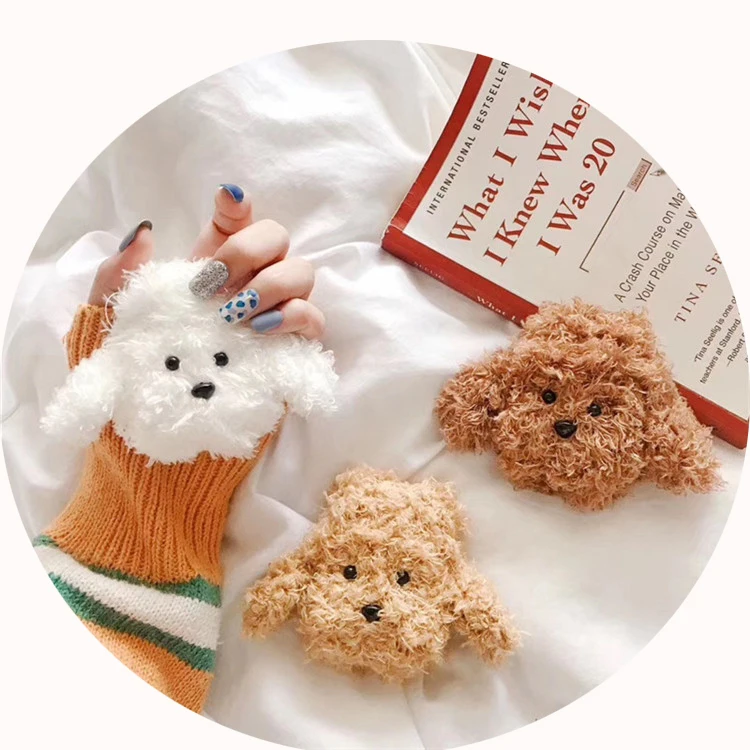 2021 New Cute Wireless Earphone Cases 3D Plush Dog Cover For AirPods Pro 2 1 Case For iPhone Accessories
2021 New Cute Wireless Earphone Cases 3D Plush Dog Cover For AirPods Pro 2 1 Case For iPhone Accessories