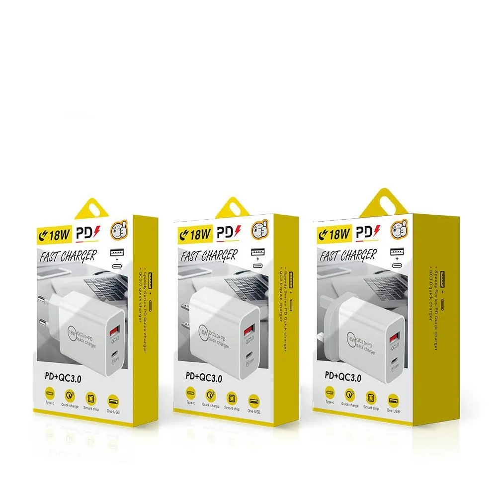 New pd12w charger 5v2a Euro American British charging head type-C adapter PD + USB wall charging head
New pd12w charger 5v2a Euro American British charging head type-C adapter PD + USB wall charging head