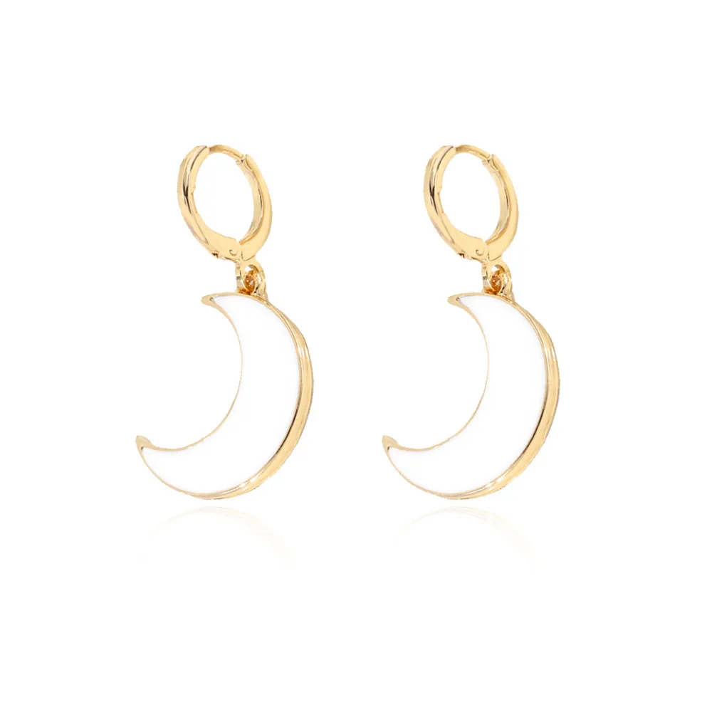 Fashion Gold Plated white epoxy Crescent Moon Earring_ear ring Ladies Jewelry Earrings
Fashion Gold Plated white epoxy Crescent Moon Earring_ear ring Ladies Jewelry Earrings