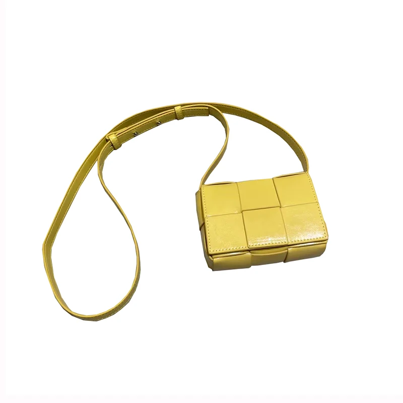 Oil wax cowhide Mini small square bag leather woven lattice bag female 2021 new trendy summer shoulder messenger Girl's bag, Customized color
Oil wax cowhide Mini small square bag leather woven lattice bag female 2021 new trendy summer shoulder messenger Girl's bag, Customized color
