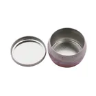 Hot sale printed empty tin boxes for candles plain candle jar pattern round metal box with to make