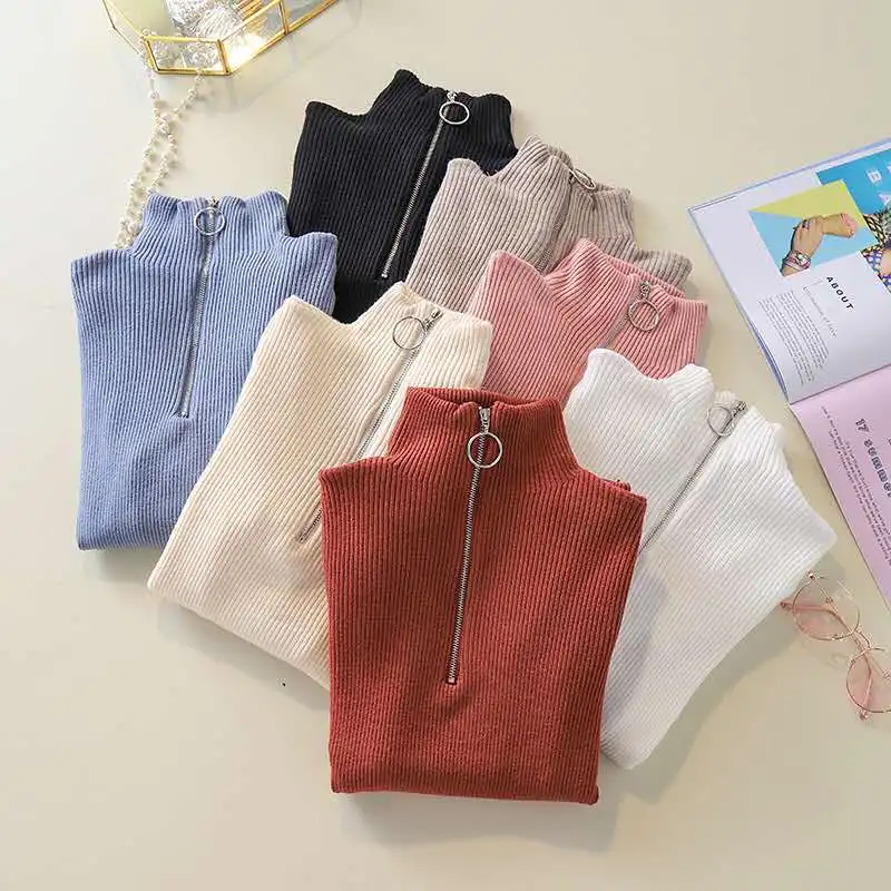 Ever Fashion High Neck for White Sweater Knited Sweaters Women with Great price, Customized color
Ever Fashion High Neck for White Sweater Knited Sweaters Women with Great price, Customized color