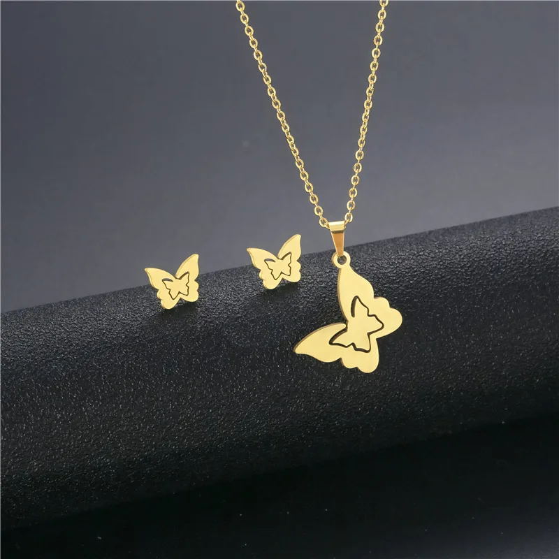 Shangjie Jewelry Set Mexican Insect Butterfly Necklace Earring Set Gold Plated Stainless Steel Jewelry Set For Gift
Shangjie Jewelry Set Mexican Insect Butterfly Necklace Earring Set Gold Plated Stainless Steel Jewelry Set For Gift
