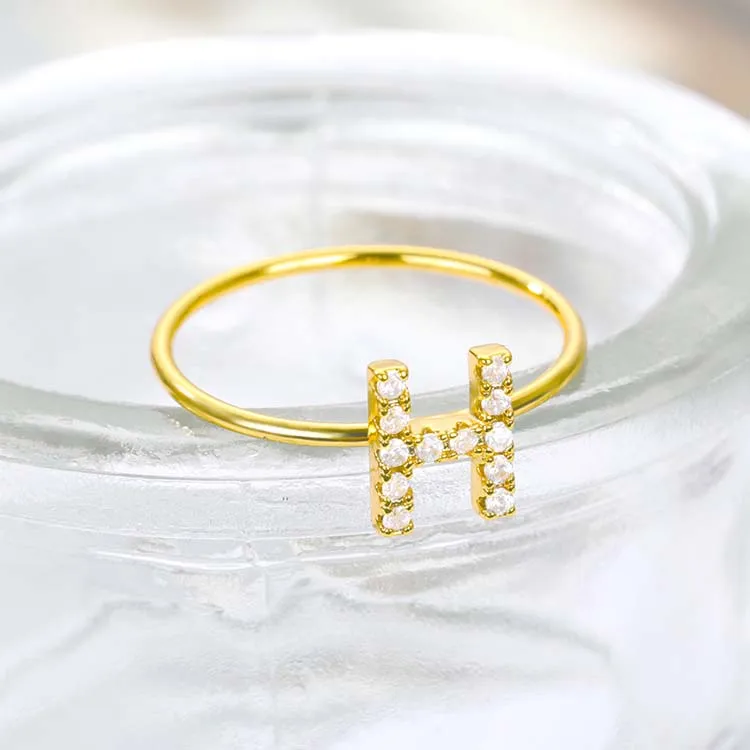 2021 Fashion Custom Logo New Design Alphabet Letter Rings Rhinestone 26 Letters A-Z Gold Letter Ring For Women, Gold, silver, rose gold
2021 Fashion Custom Logo New Design Alphabet Letter Rings Rhinestone 26 Letters A-Z Gold Letter Ring For Women, Gold, silver, rose gold