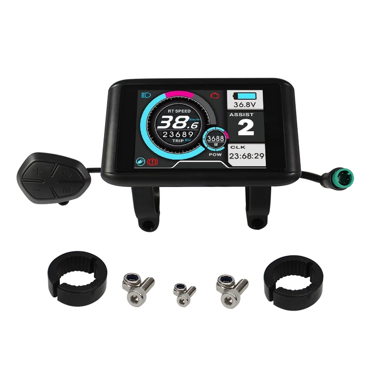 RisunMotor Ebike Display UKC-1 Color LCD for Our 1000-5000W Intelligent Sine Wave Controller
RisunMotor Ebike Display UKC-1 Color LCD for Our 1000-5000W Intelligent Sine Wave Controller