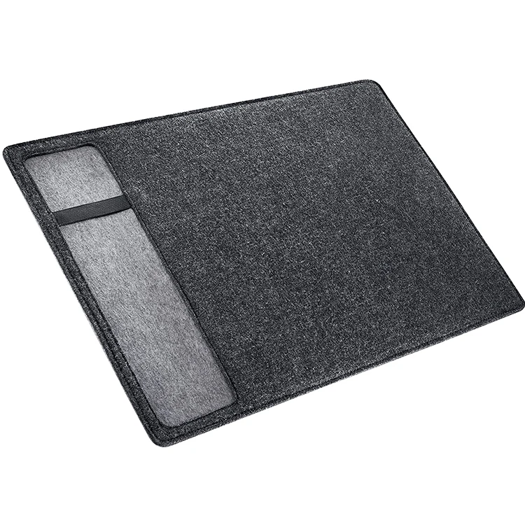 New design double layer soft felt material felt desk mat with private label, Light grey + dark grey
New design double layer soft felt material felt desk mat with private label, Light grey + dark grey