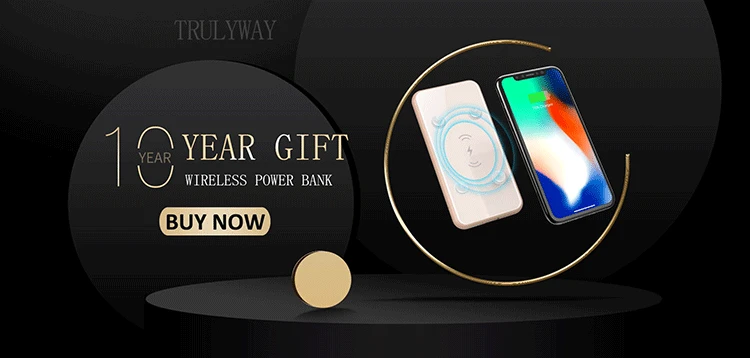 Slim Wireless Power Banks 10000Mah Wireless Charging Power Bank - ANKUX.COM