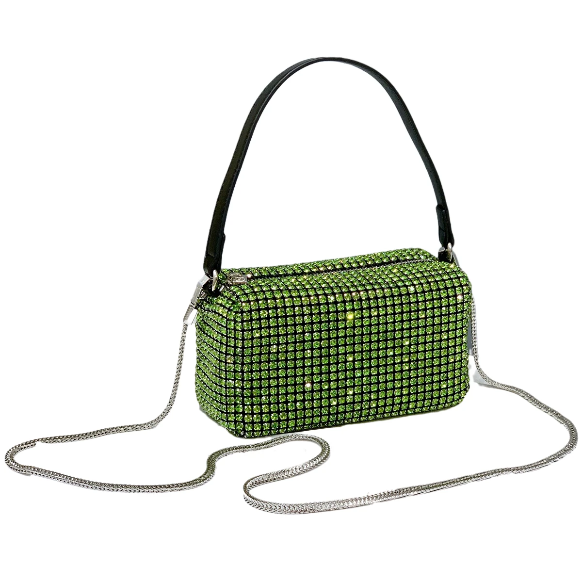 New arrival Green Rhinestone Women Shoulder Bags Girls Hand Pouch for Ladies New Design
New arrival Green Rhinestone Women Shoulder Bags Girls Hand Pouch for Ladies New Design