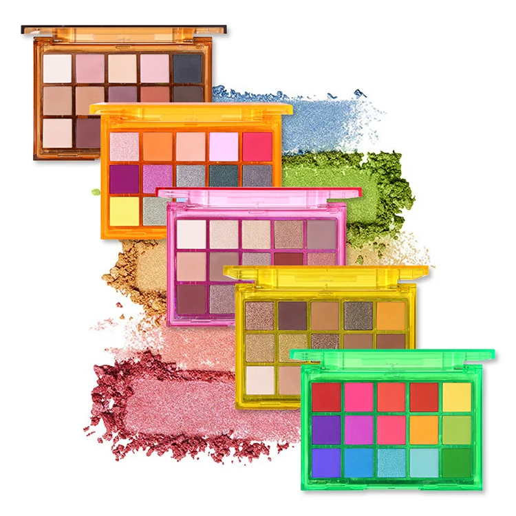 15 colors collocation Shimmer Matte eye shadow palette Eyeshadow Palette Private label
15 colors collocation Shimmer Matte eye shadow palette Eyeshadow Palette Private label
