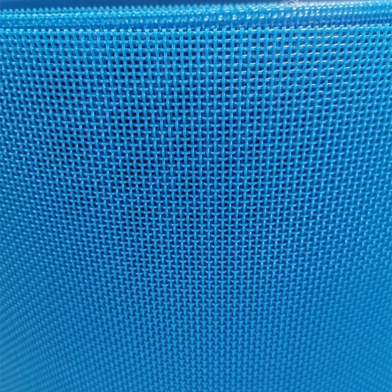 White color Mono filament  Plain Weave polyester conveyor Belt Mesh fabric