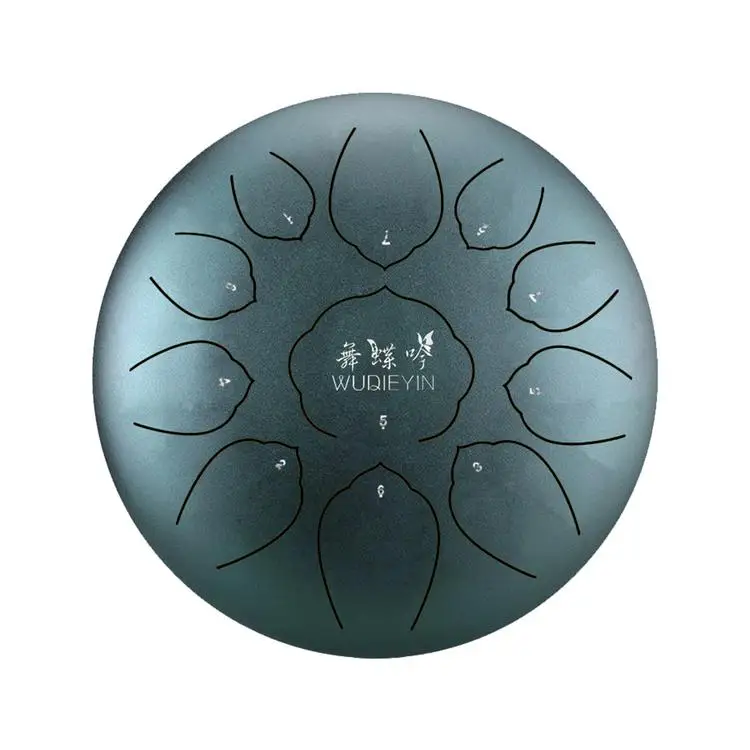 12 Inch 11 Notes Steel Tongue Drum Portable Handpan Drum with Drum Mallets Carry Bag
12 Inch 11 Notes Steel Tongue Drum Portable Handpan Drum with Drum Mallets Carry Bag