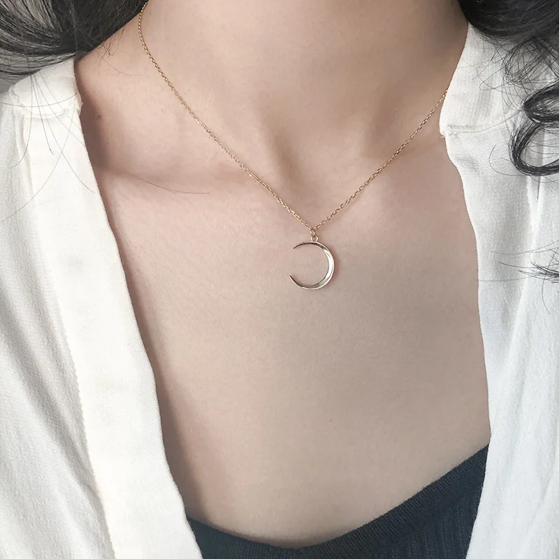 New Fashion S925 Sterling Silver Moon Pendant Rose Temperament Crescent Necklaces for Women Girls Jewelry
New Fashion S925 Sterling Silver Moon Pendant Rose Temperament Crescent Necklaces for Women Girls Jewelry