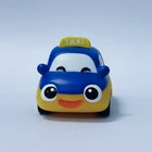 Plastic Pvc Car Car OEM Custom Plastic PVC Cute TAXI Car Toy For Children