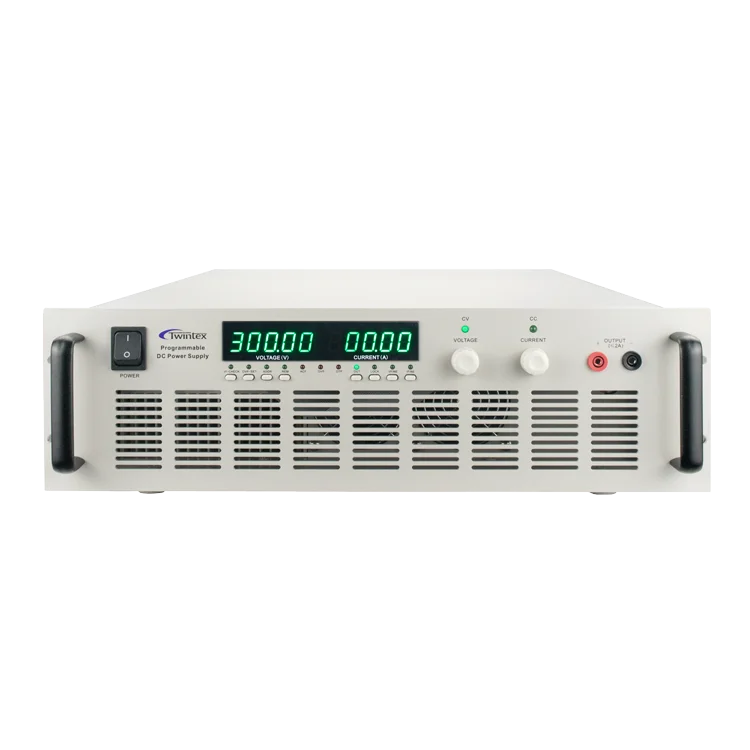 Twintex PCL6000-20 Auto CC CV Low Ripple Adjustable Voltage 0-20V High Current 6kW 300 amp DC Power Supply
Twintex PCL6000-20 Auto CC CV Low Ripple Adjustable Voltage 0-20V High Current 6kW 300 amp DC Power Supply