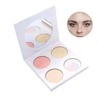 Private Label Makeup 4 Color Pressed Highlight Powder Highlighter Palette