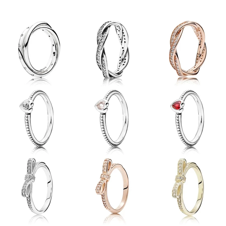 NEW 925 Sterling Silver & 14 Gold Color Rings For Women Rose Gold Drops Of Fashion DIY Pan Ring Factory Wholesale
NEW 925 Sterling Silver & 14 Gold Color Rings For Women Rose Gold Drops Of Fashion DIY Pan Ring Factory Wholesale