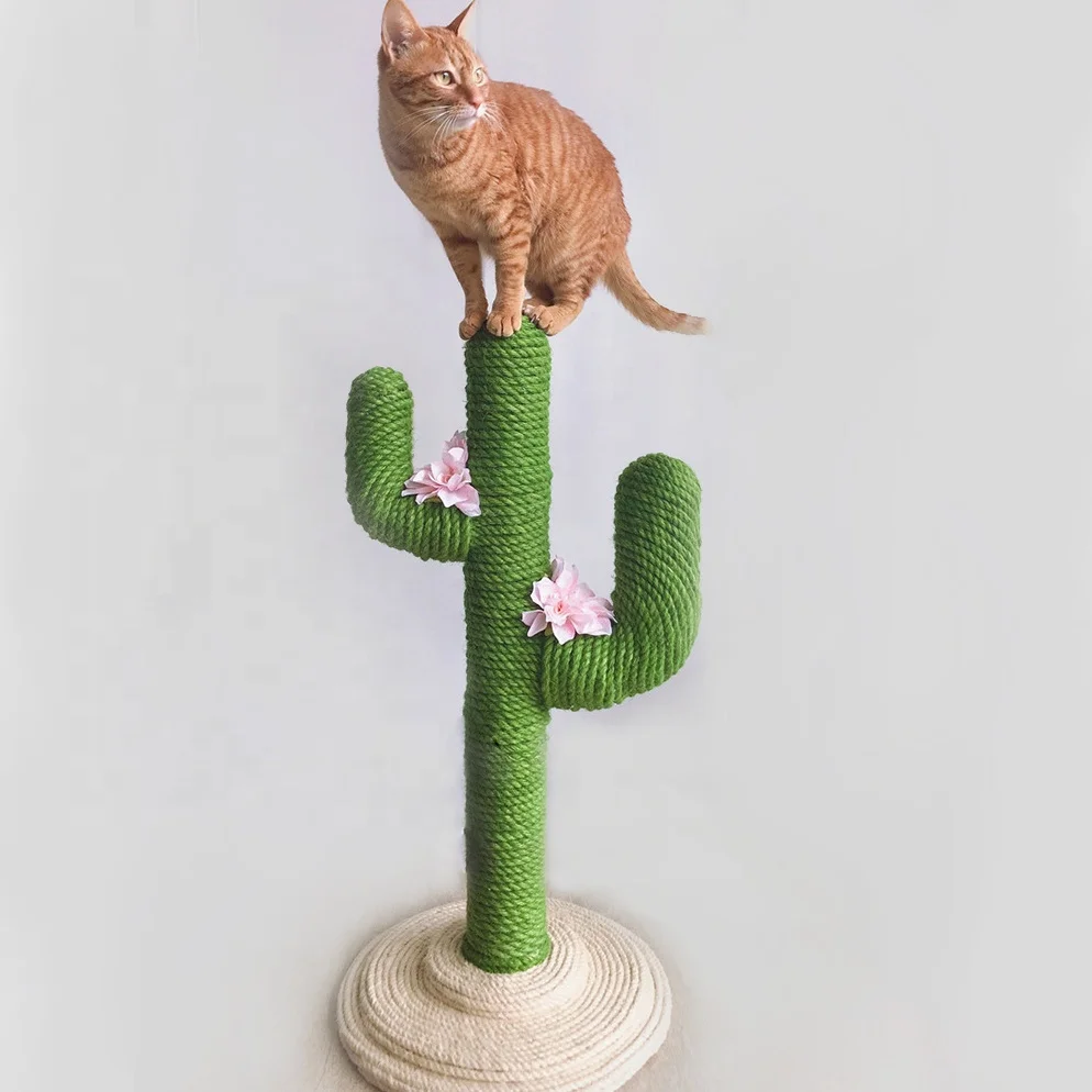 factory wholesale sisal cat scratcher toys cactus cat tree