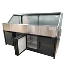 Supermarket Restaurant Commercial Meet Deli Food Display Refrigerator Cabinet
