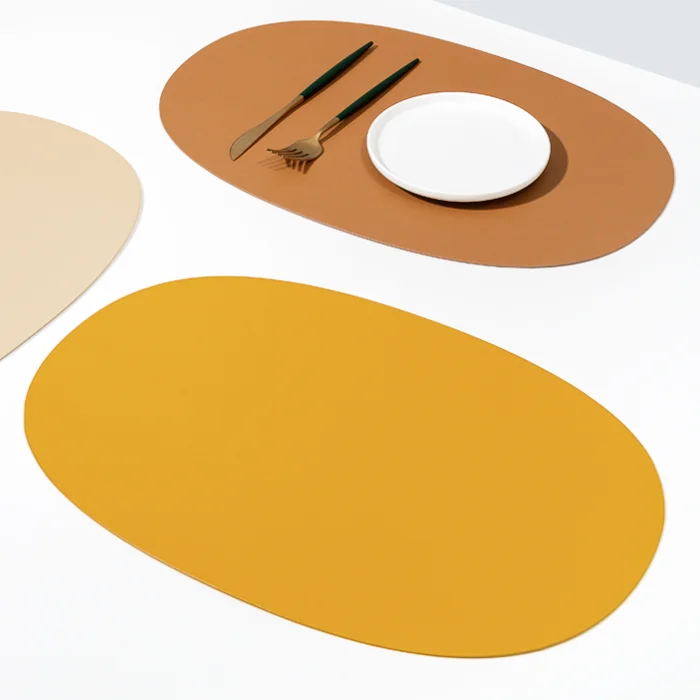 YOUYUE Dual Leather Table Dinner Mat Heat Resistant Cup Coasters Home Pad, Brown, black, pink, purple, green, white,grey 
YOUYUE Dual Leather Table Dinner Mat Heat Resistant Cup Coasters Home Pad, Brown, black, pink, purple, green, white,grey