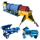 Diamond Recovery Washing Trommel Scrubber High Efficiency Mining Equipment Mobile Gold Processing Plant