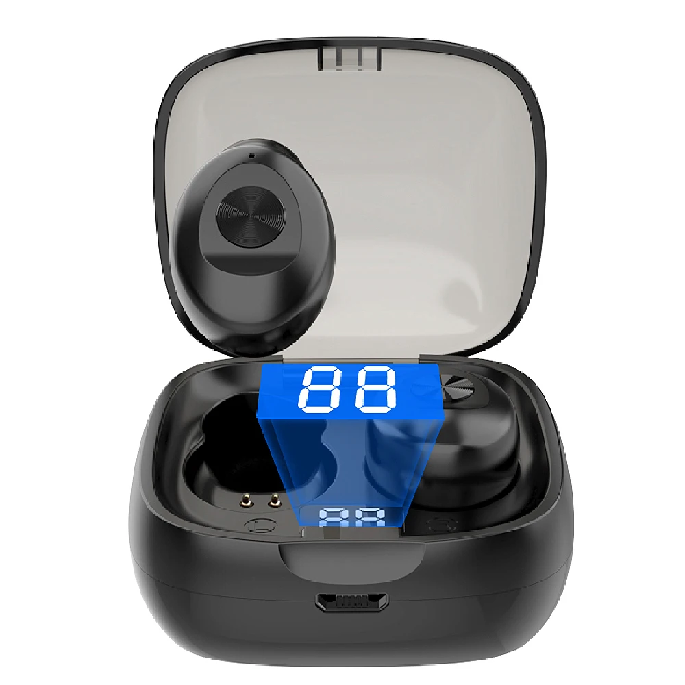 Small Music Sport Portable Led Display High Quality Waterproof Wireless Bluetooth Earbuds
Small Music Sport Portable Led Display High Quality Waterproof Wireless Bluetooth Earbuds