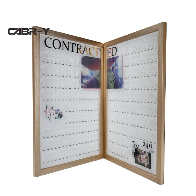 Acrylic material High-quality Nail book Gel polishing color card Salon 60/120 /260/300 Colors Nail Art Color Book Chart
Acrylic material High-quality Nail book Gel polishing color card Salon 60/120 /260/300 Colors Nail Art Color Book Chart