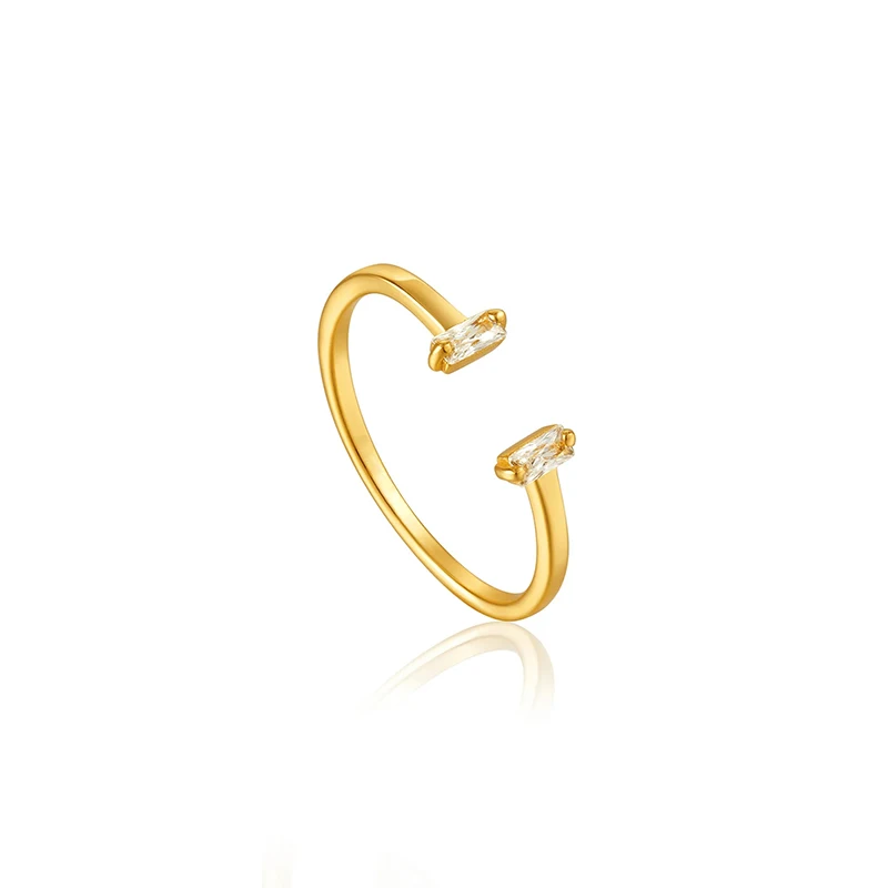 Fashion sterling silver 925 jewellery double rectangular diamond rectangle zircon thin gold plated open ring fine jewelry
Fashion sterling silver 925 jewellery double rectangular diamond rectangle zircon thin gold plated open ring fine jewelry