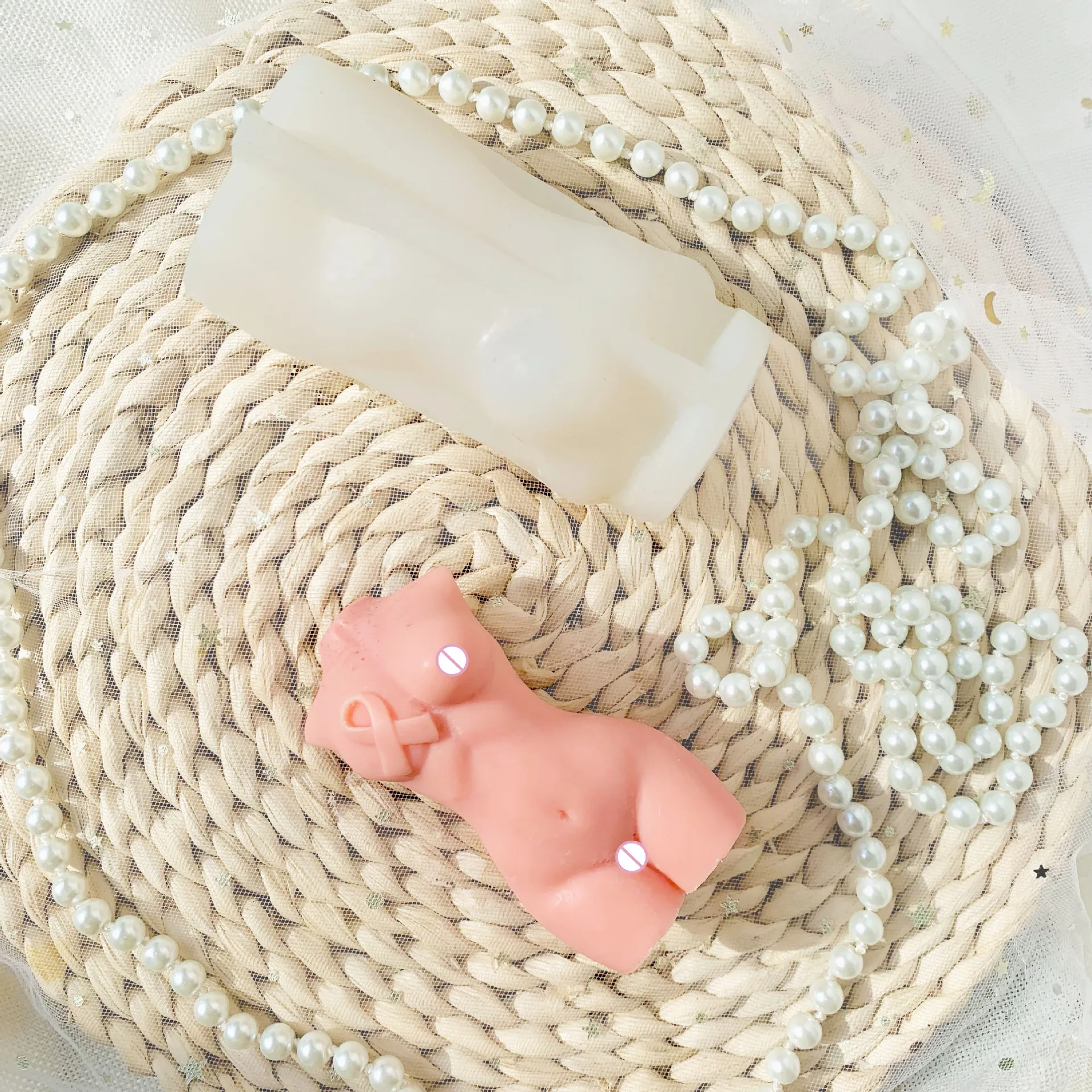 W034 DIY 3D Woman red ribbon body shape Scented candle mold ornament decoration resin silicone mold, As picture or custom
W034 DIY 3D Woman red ribbon body shape Scented candle mold ornament decoration resin silicone mold, As picture or custom