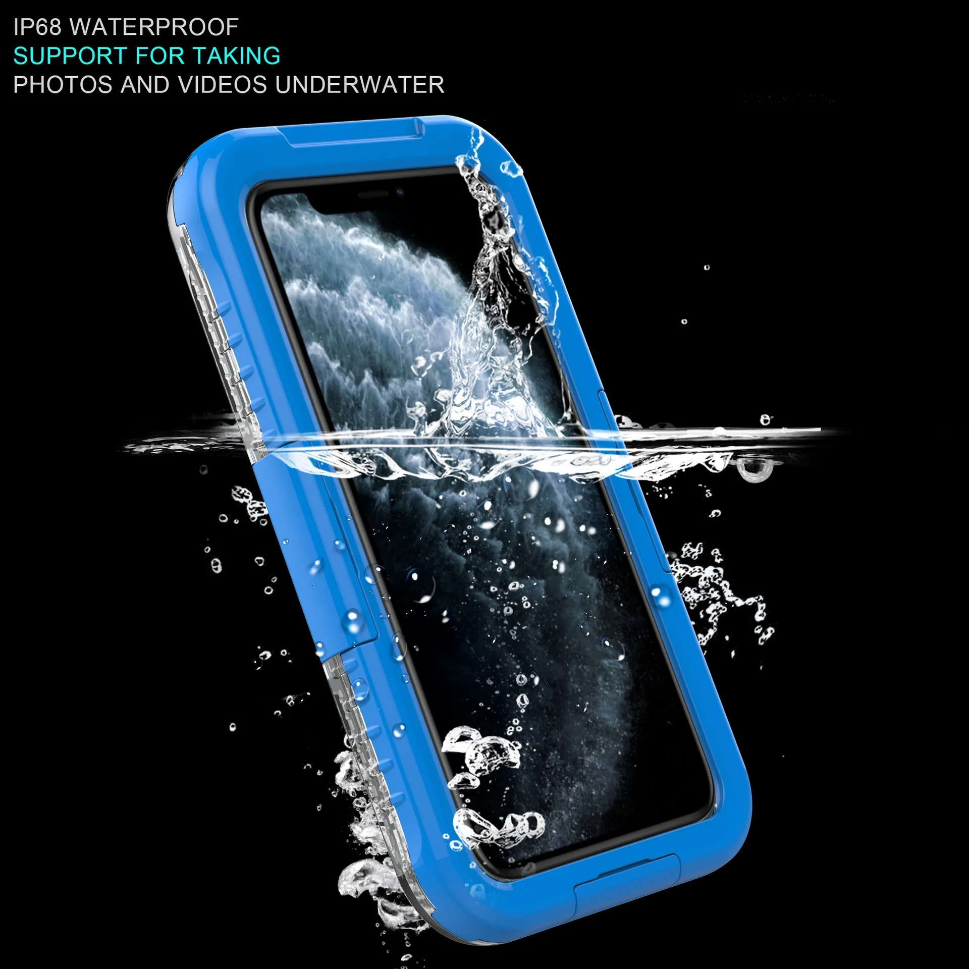 2021 new sturdy anti-drop and anti-fouling 6-meter deep waterproof for iPhone x xs xr 1112ProMax mobile phone case, 4 colors
2021 new sturdy anti-drop and anti-fouling 6-meter deep waterproof for iPhone x xs xr 1112ProMax mobile phone case, 4 colors
