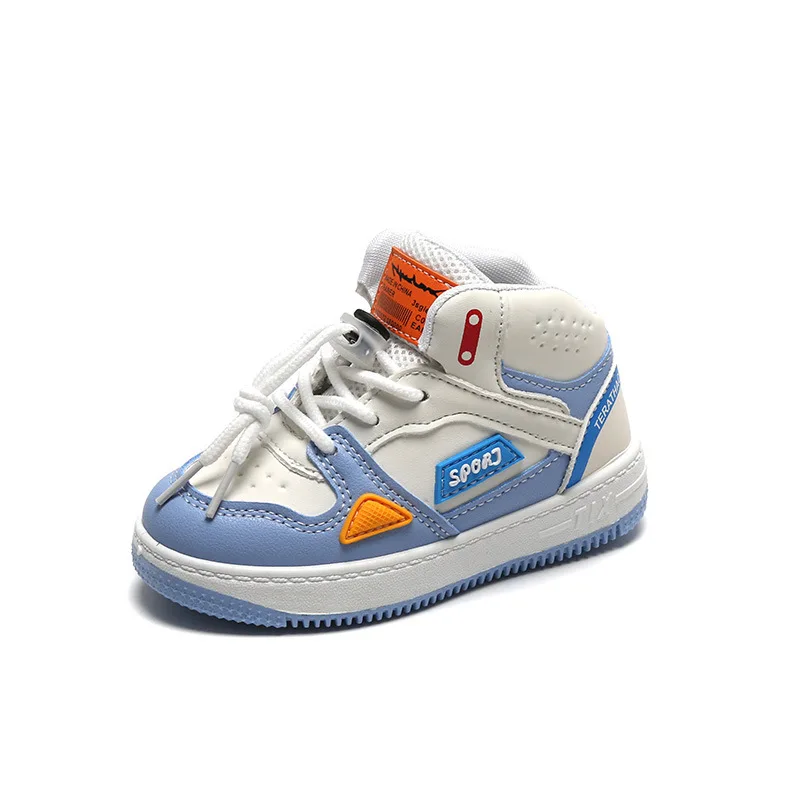Children's high-top basketball running sneakers children kids girls shoes footwear white shoes kids shoes 2022, Picture shows
Children's high-top basketball running sneakers children kids girls shoes footwear white shoes kids shoes 2022, Picture shows