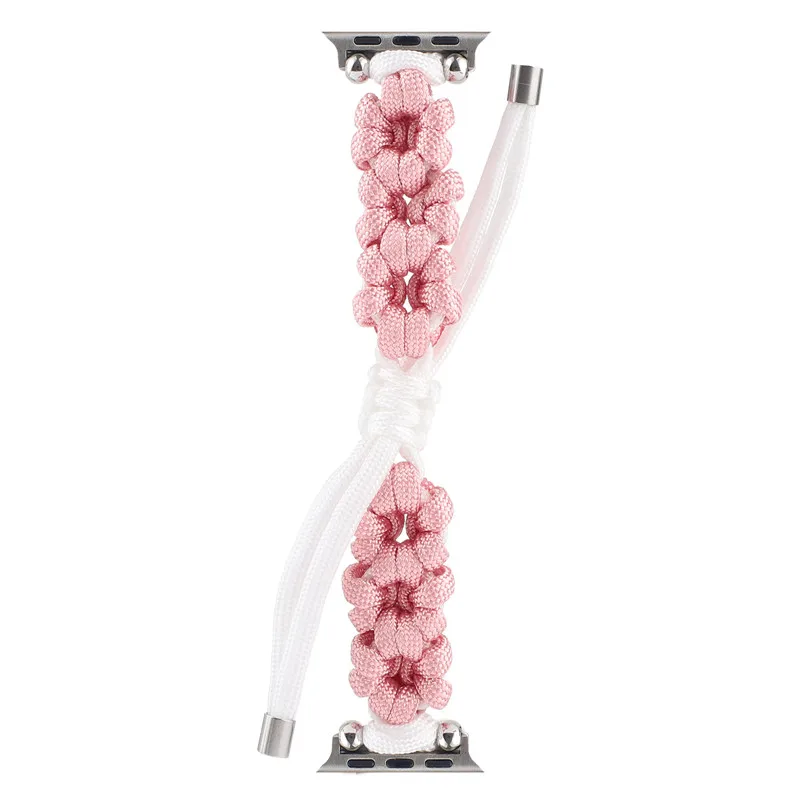 Unique design handmade fabric nylon watch band braided strap for Apple Iwatch series 4 5 6
Unique design handmade fabric nylon watch band braided strap for Apple Iwatch series 4 5 6