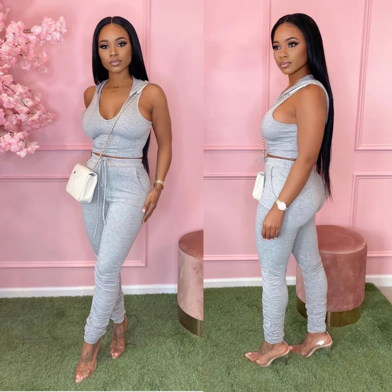 Ladies Suits Women Sport Set Fashion Casual Hoodie Tops and Pants 2 Pieces Sets Clothing Gym Pants Summer 2 Piece Set Women, Picture
Ladies Suits Women Sport Set Fashion Casual Hoodie Tops and Pants 2 Pieces Sets Clothing Gym Pants Summer 2 Piece Set Women, Picture