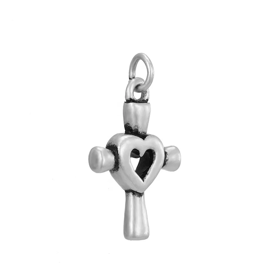 Wholesale Diy Designs Antique Silver Stainless Steel Accessories Jewelry Cross Shaped Titanium Necklace Pendant Charms
Wholesale Diy Designs Antique Silver Stainless Steel Accessories Jewelry Cross Shaped Titanium Necklace Pendant Charms