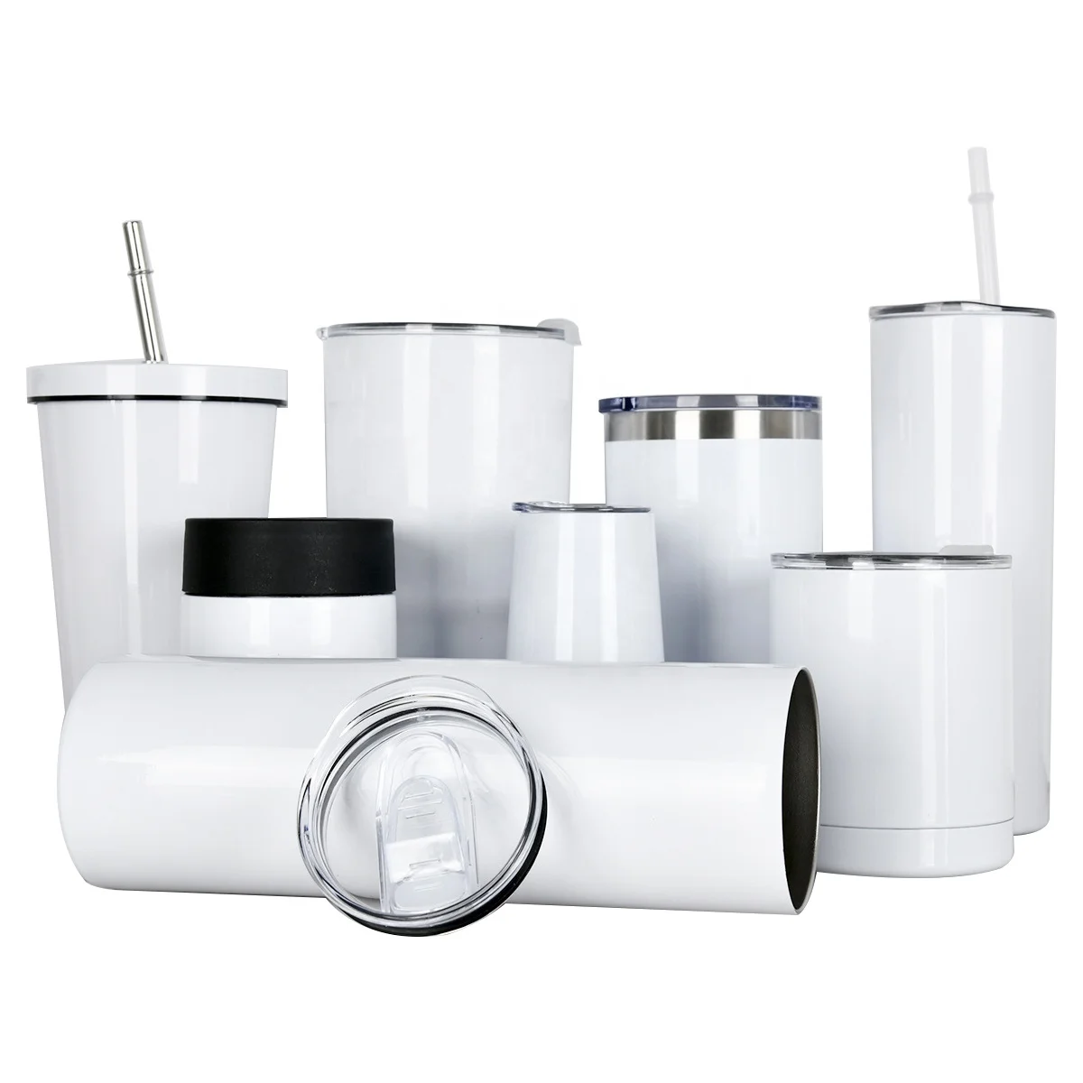 In Stock Stainless Steel White Blank 20 Oz Skinny Tumblers for Sublimation Straight Sided with Lid, White,silver
In Stock Stainless Steel White Blank 20 Oz Skinny Tumblers for Sublimation Straight Sided with Lid, White,silver
