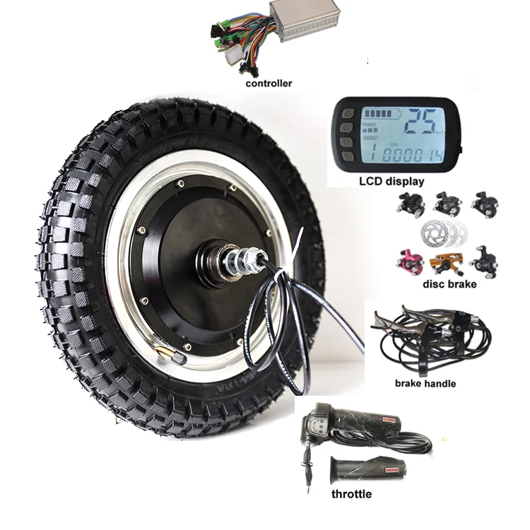 electric bicycle conversion kits 12 inch 36V 400W hub motor wheel with full kit, Black
electric bicycle conversion kits 12 inch 36V 400W hub motor wheel with full kit, Black
