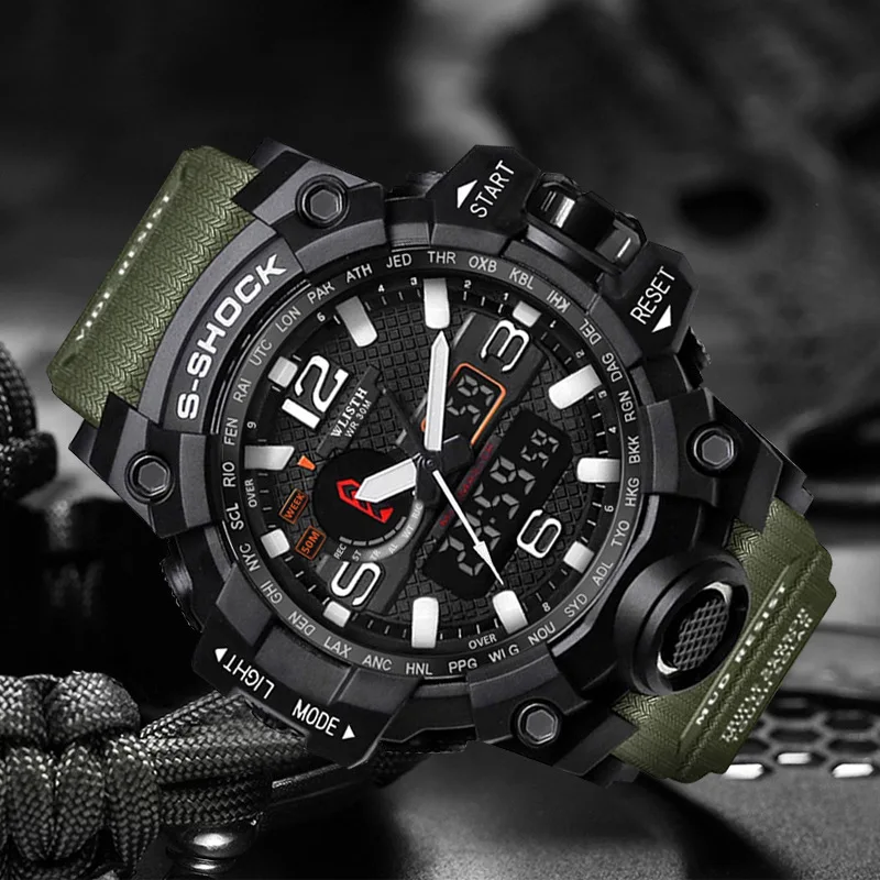 Men's Electronic Luminous Double Movement Male Watch Multifunctional Brand Design Trend Sports Watch Male Watches
Men's Electronic Luminous Double Movement Male Watch Multifunctional Brand Design Trend Sports Watch Male Watches