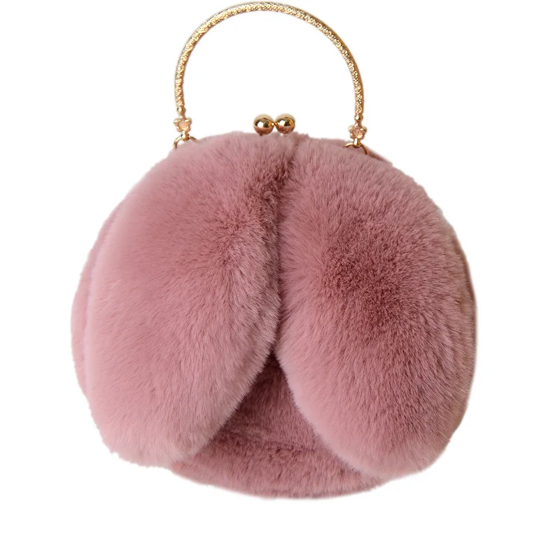 Free shipping New Fashion Rabbit Eared Handbag Furry Bag Female Plush Rabbit Chain One-Shoulder Crossboy Bag
Free shipping New Fashion Rabbit Eared Handbag Furry Bag Female Plush Rabbit Chain One-Shoulder Crossboy Bag