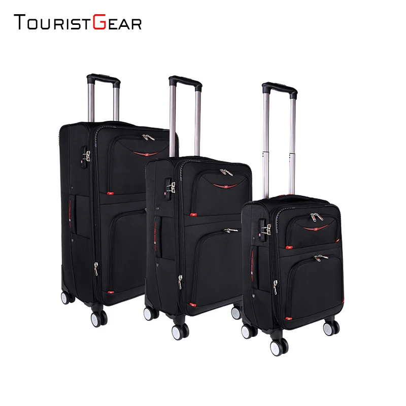 Oversized sports bag canvas trolley suitcase with travel luggage tag soft suitcase 20 24 28 inch three-piece set, Black or customized
Oversized sports bag canvas trolley suitcase with travel luggage tag soft suitcase 20 24 28 inch three-piece set, Black or customized